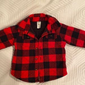 Plaid sweater jacket